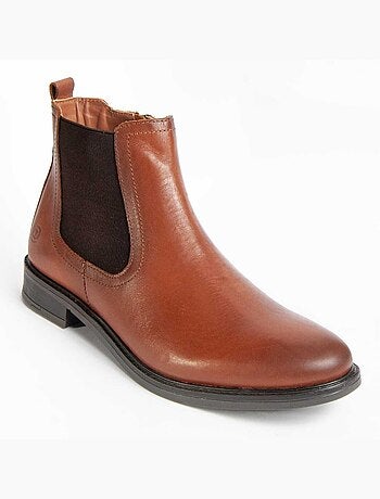 Botte Cuir Naturel Purapiel