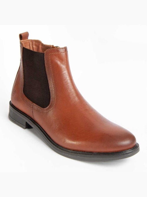 Botte Cuir Naturel Purapiel - Kiabi