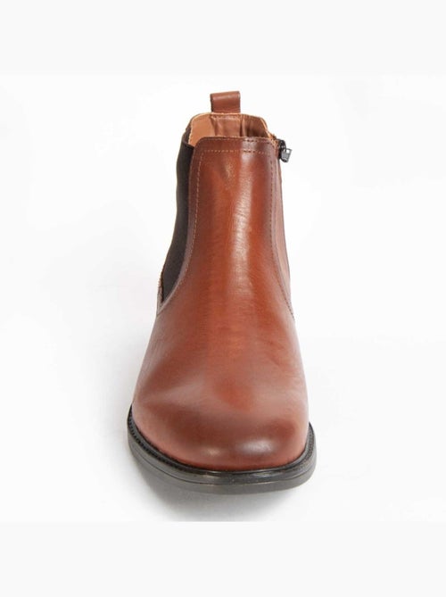 Botte Cuir Naturel Purapiel - Kiabi