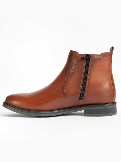 Botte Cuir Naturel Purapiel - Kiabi