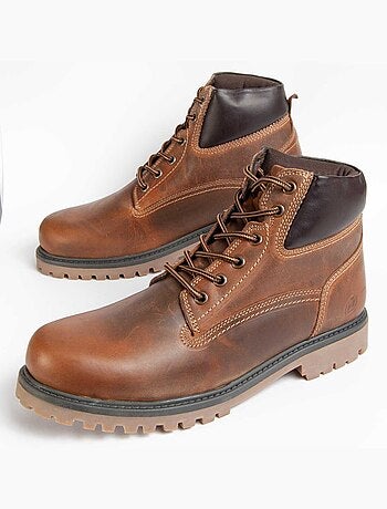 Botte Cuir Naturel Purapiel