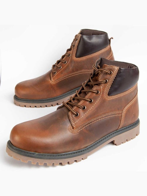 Botte Cuir Naturel Purapiel - Kiabi