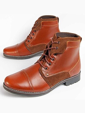 Botte Cuir Naturel Purapiel