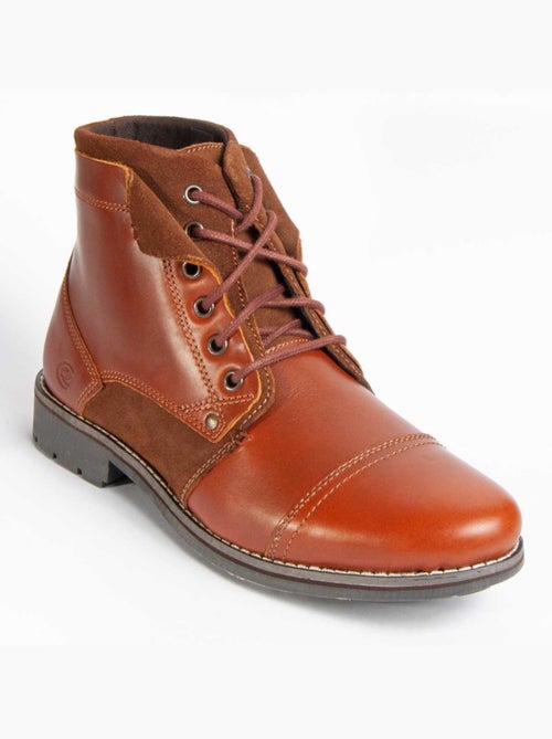 Botte Cuir Naturel Purapiel - Kiabi