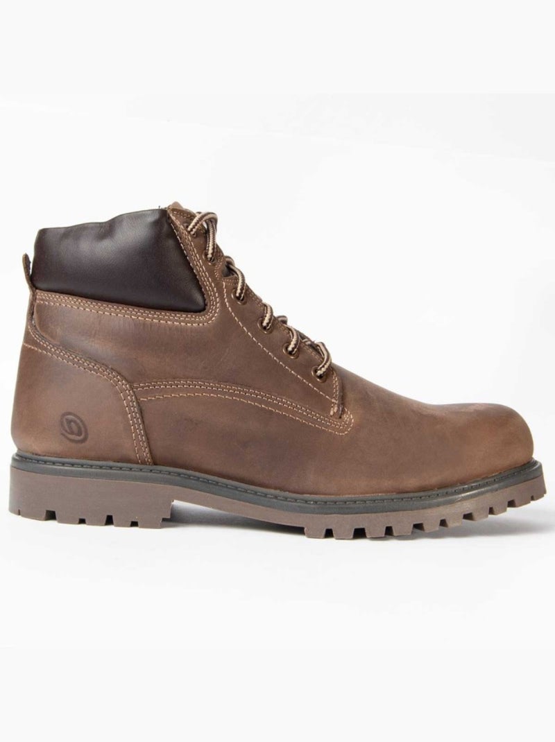Botte Cuir Naturel Purapiel Marron - Kiabi