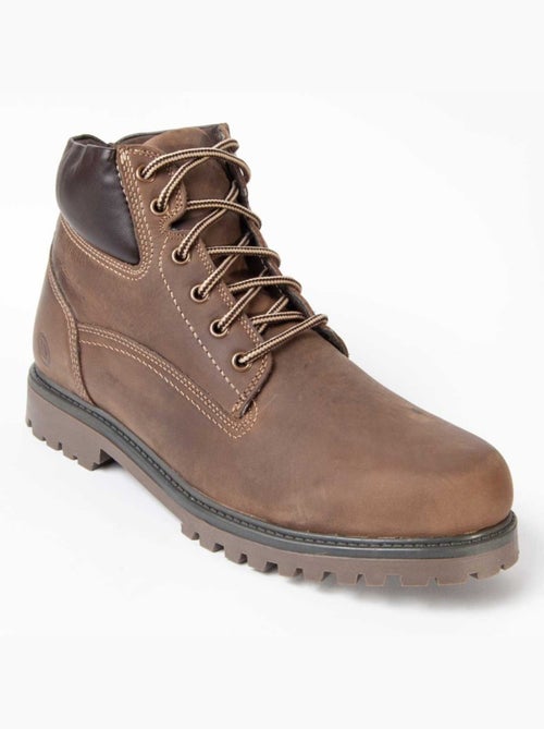 Botte Cuir Naturel Purapiel - Kiabi