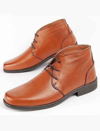 Botte Cuir Naturel Purapiel