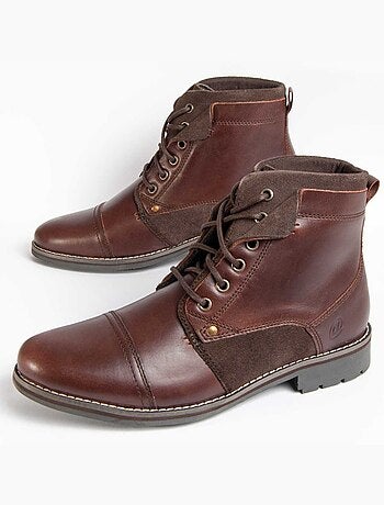 Botte Cuir Naturel Purapiel