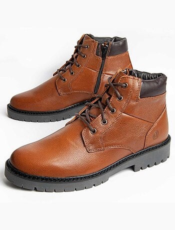 Botte Cuir Naturel Purapiel