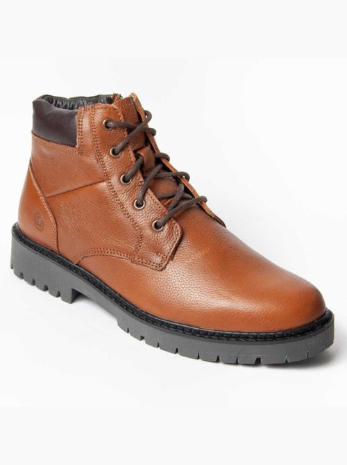 Botte Cuir Naturel Purapiel - Kiabi
