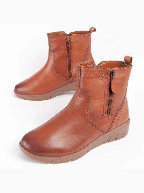 Botte Cuir Naturel Purapiel - Kiabi