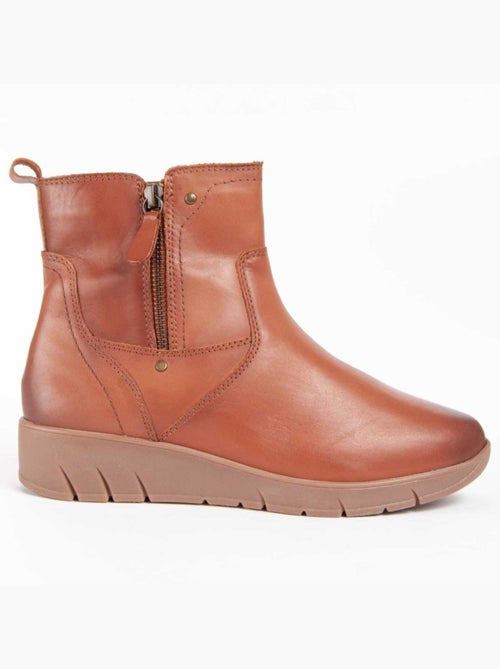 Botte Cuir Naturel Purapiel - Kiabi