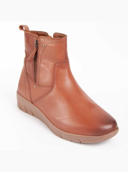 Botte Cuir Naturel Purapiel - Kiabi