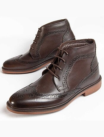Botte Cuir Naturel Purapiel
