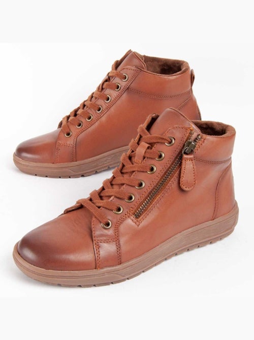 Botte Cuir Naturel Purapiel - Kiabi