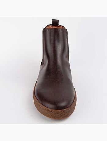 Botte Cuir Naturel Purapiel