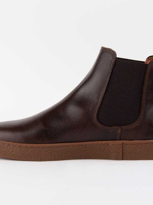 Botte Cuir Naturel Purapiel - Kiabi