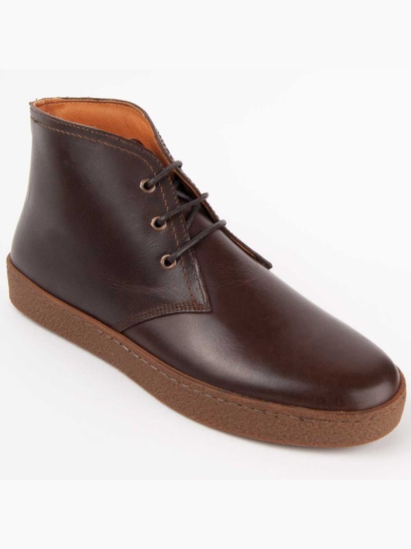 Botte Cuir Naturel Purapiel Marron - Kiabi
