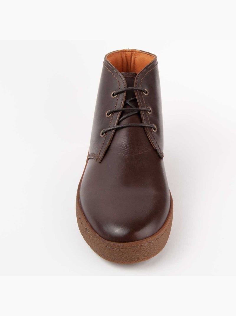 Botte Cuir Naturel Purapiel Marron - Kiabi