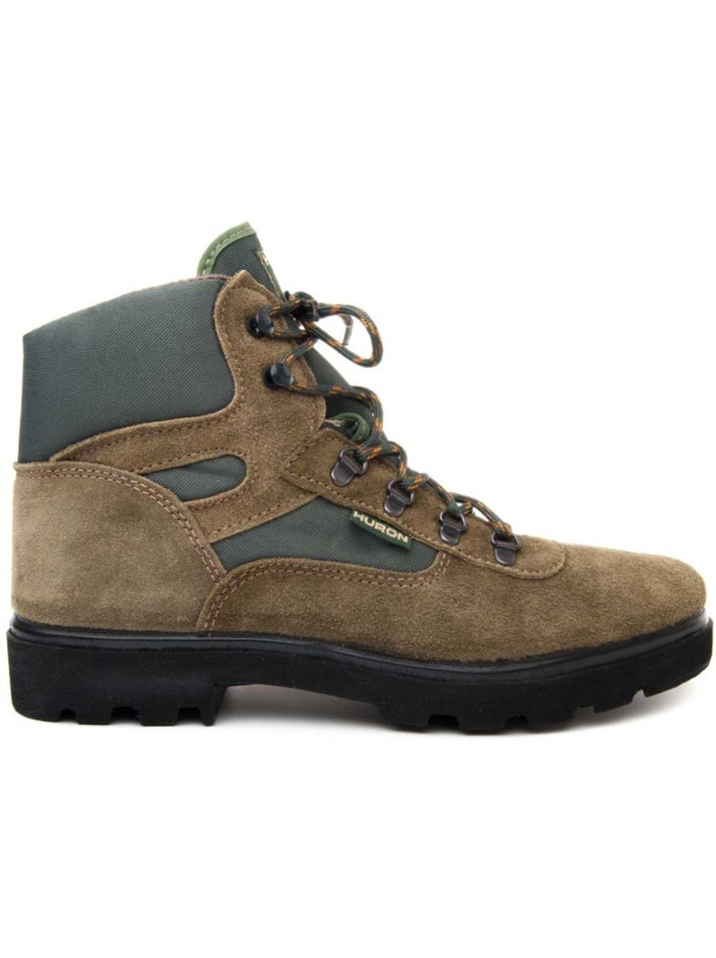 Botte Cuir Naturel Purapiel Vert - Kiabi