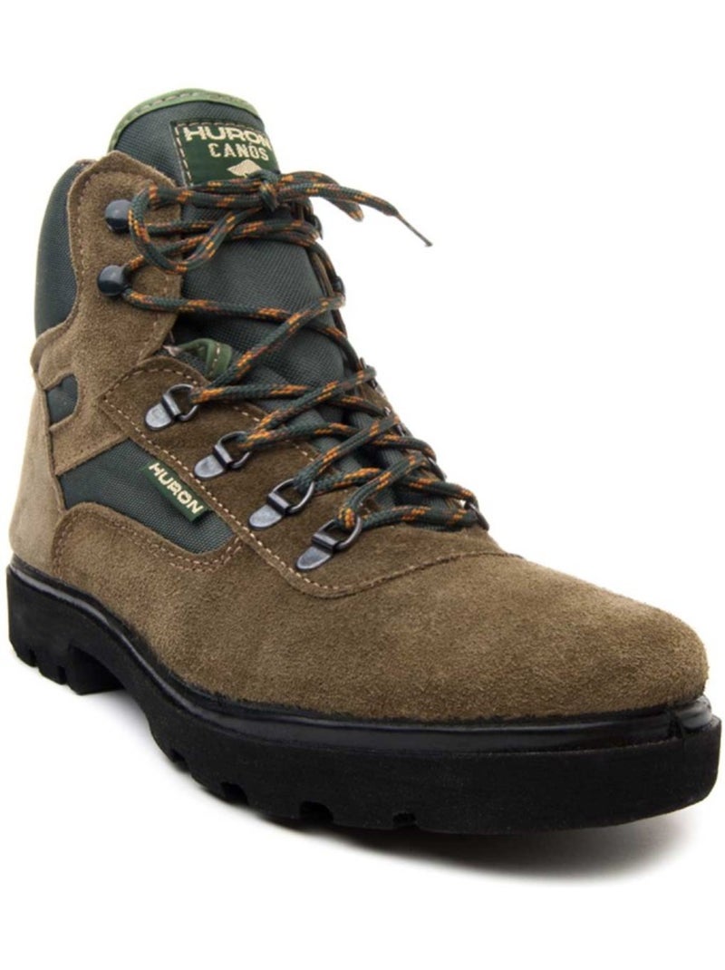 Botte Cuir Naturel Purapiel Vert - Kiabi
