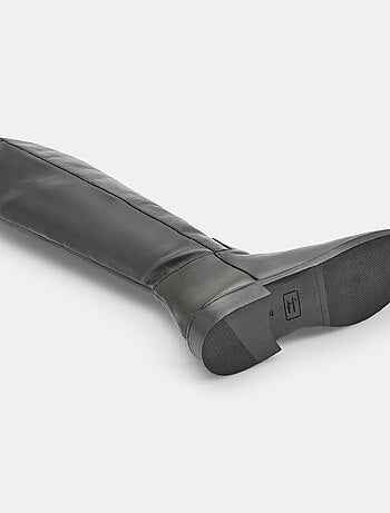 Botte cuissarde pour femme en cuir Bata