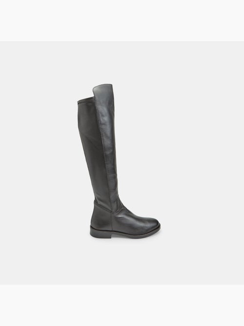 Botte cuissarde pour femme en cuir Bata - Kiabi
