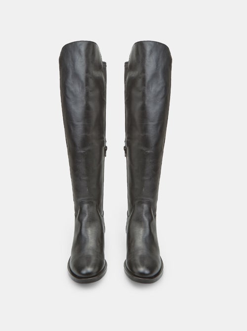 Botte cuissarde pour femme en cuir Bata - Kiabi