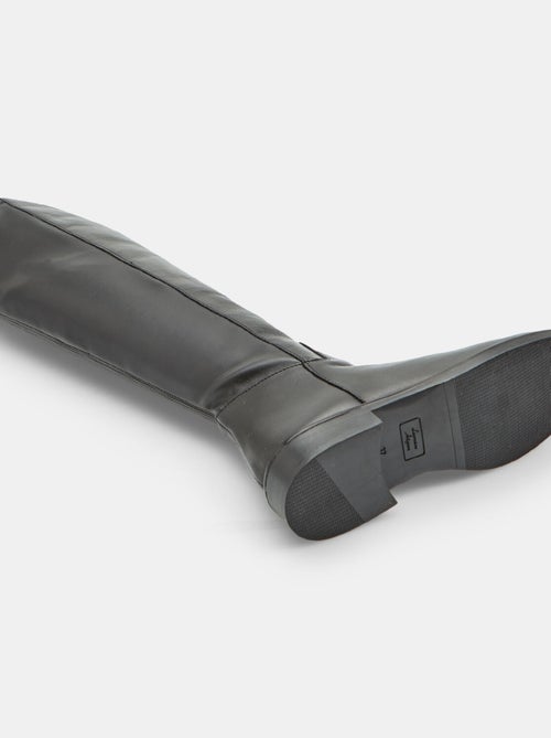 Botte cuissarde pour femme en cuir Bata - Kiabi
