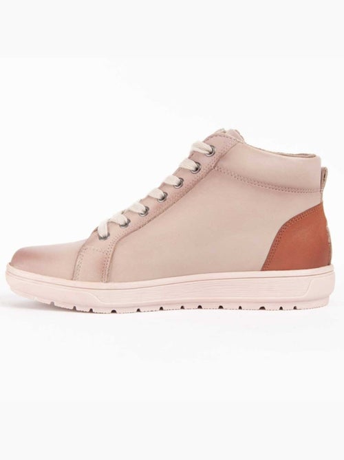 Botte De Cheville Cuir Naturel Purapiel - Kiabi