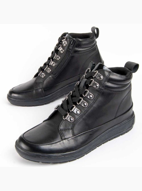 Botte De Cheville Cuir Naturel Purapiel - Kiabi