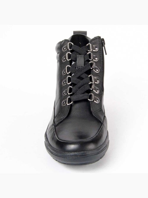 Botte De Cheville Cuir Naturel Purapiel - Kiabi