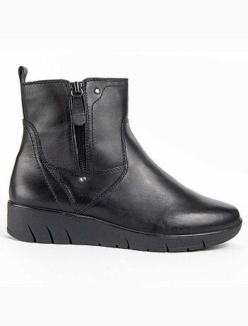 Botte De Cheville Cuir Naturel Purapiel