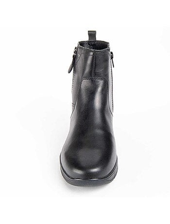 Botte De Cheville Cuir Naturel Purapiel