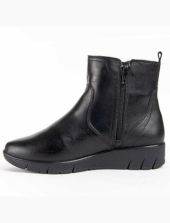 Botte De Cheville Cuir Naturel Purapiel