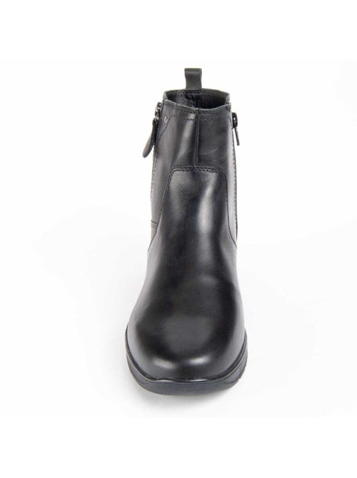 Botte De Cheville Cuir Naturel Purapiel - Kiabi