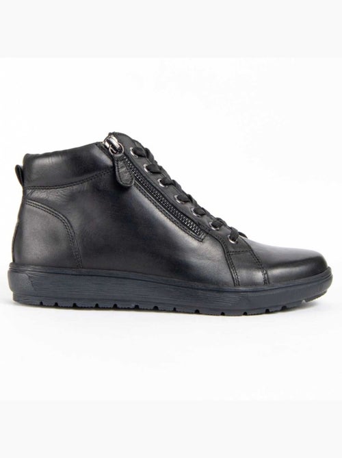 Botte De Cheville Cuir Naturel Purapiel - Kiabi