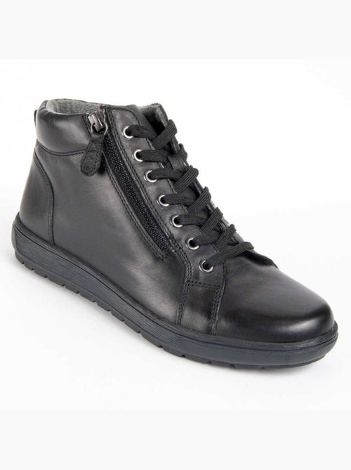Botte De Cheville Cuir Naturel Purapiel - Kiabi