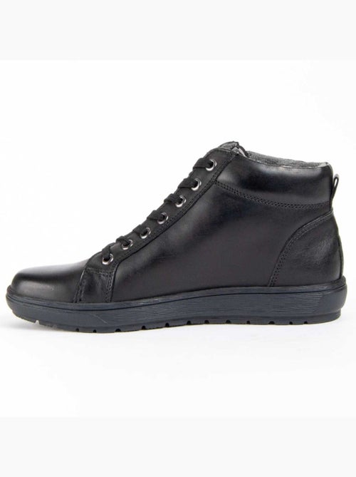 Botte De Cheville Cuir Naturel Purapiel - Kiabi