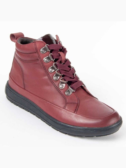Botte De Cheville Cuir Naturel Purapiel - Kiabi