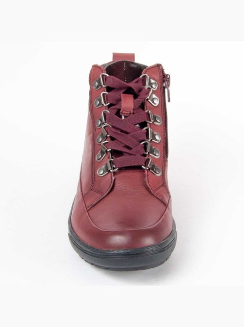 Botte De Cheville Cuir Naturel Purapiel - Kiabi
