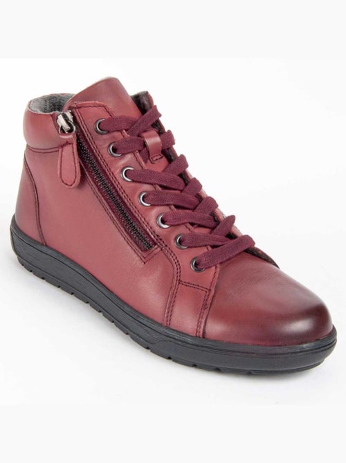 Botte De Cheville Cuir Naturel Purapiel - Kiabi
