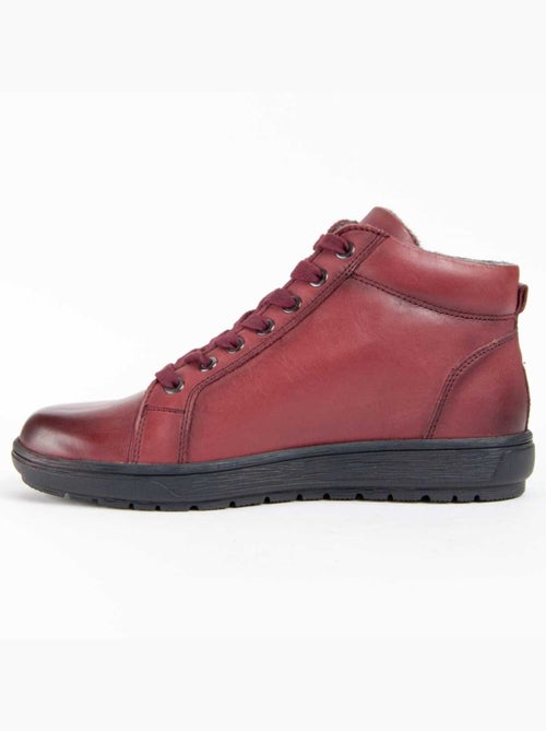 Botte De Cheville Cuir Naturel Purapiel - Kiabi