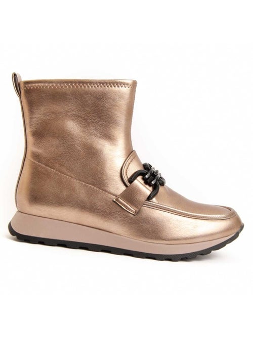 Botte De Cheville Matière Synthétique Et Textile Montevita - Kiabi