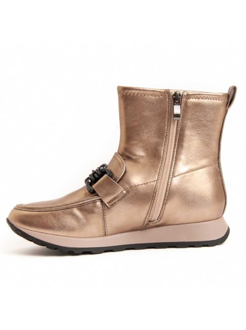 Botte De Cheville Matière Synthétique Et Textile Montevita - Kiabi