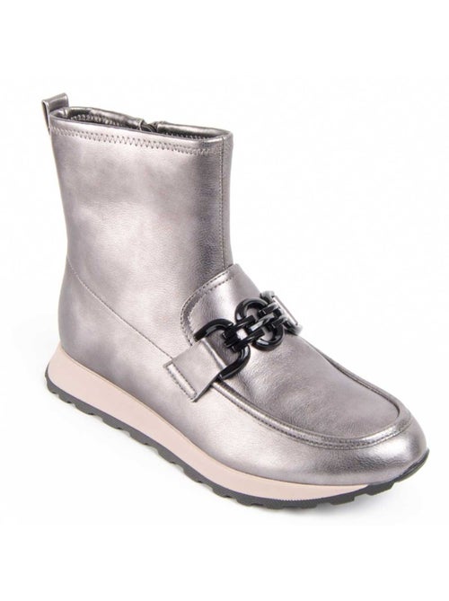 Botte De Cheville Matière Synthétique Et Textile Montevita - Kiabi