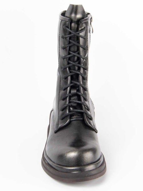 Botte De Cheville Matière Synthétique Et Textile Montevita - Kiabi