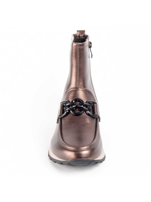 Botte De Cheville Matière Synthétique Et Textile Montevita - Kiabi