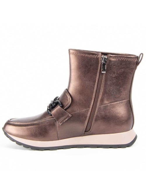 Botte De Cheville Matière Synthétique Et Textile Montevita - Kiabi