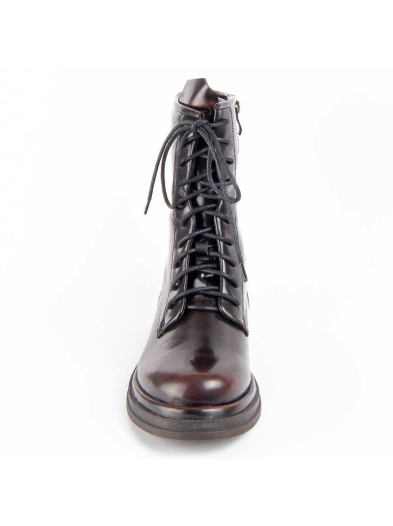 Botte De Cheville Matière Synthétique Et Textile Montevita Marron - Kiabi